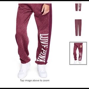 VS PINK CAMPUS PANT OVERSIZED SZ SM RUBY LAST PAIR SUPER RARE 2017 collection